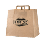 Shoppers avana per Take Away maniglia piattina personalizzate