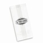 Sacchetti in carta per alimenti bianchi PERSONALIZZATI