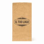 Sacchetti in carta per alimenti avana PERSONALIZZATI