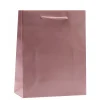 Shopper rosa antico opache plastificate personalizzate