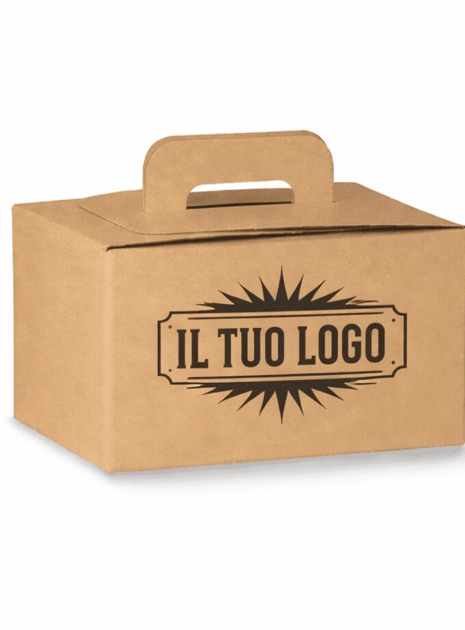Bauletto per Take Away avana PERSONALIZZATO