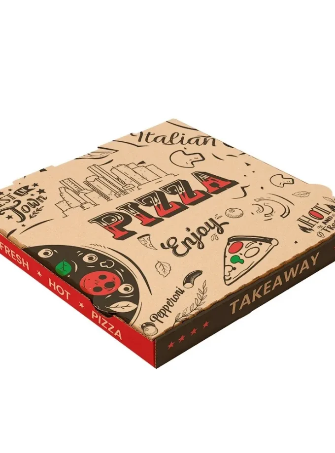Scatola per pizza in cartoncino Enjoy Pizza