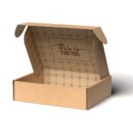 Scatole fustellate avana con stampa generica per E-Commerce