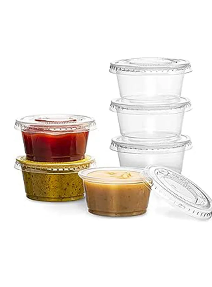 Vaschette per salsa con coperchio