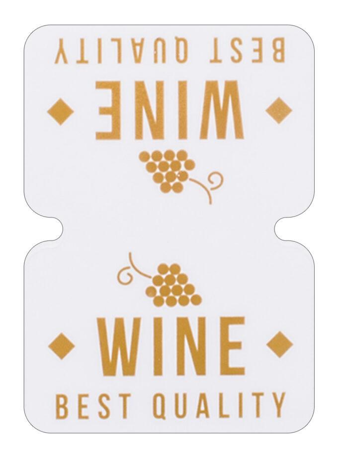 Etichette adesive chiudi busta Wine