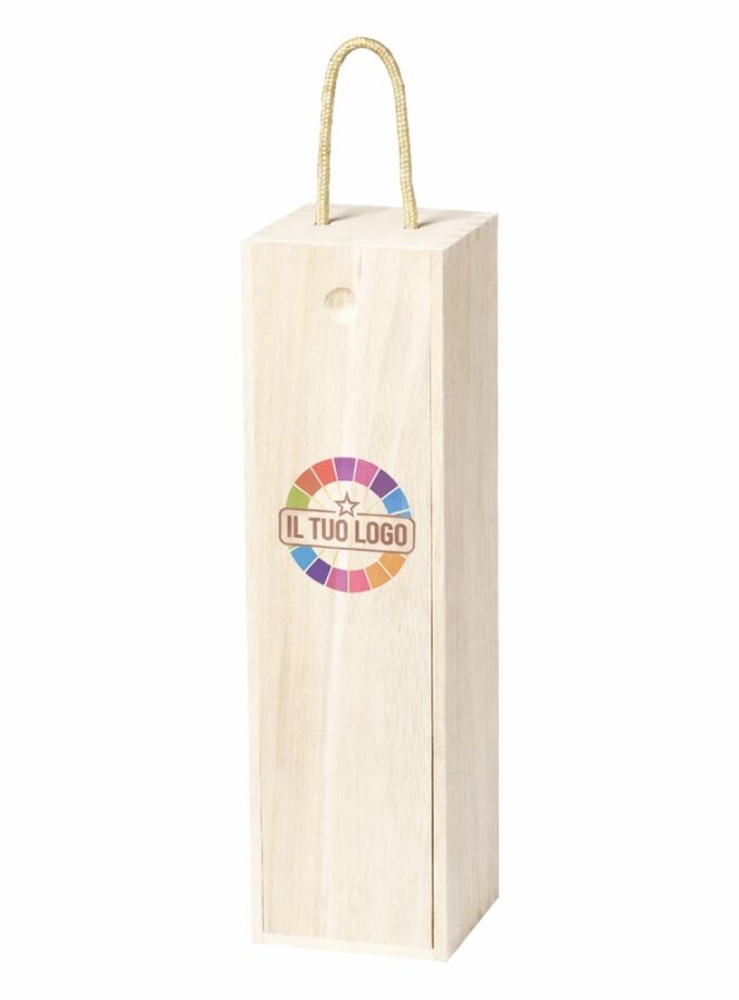 Scatole in legno per bottiglie personalizzate
