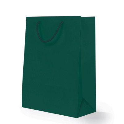 Shopper Carta Lusso Opaca Verde