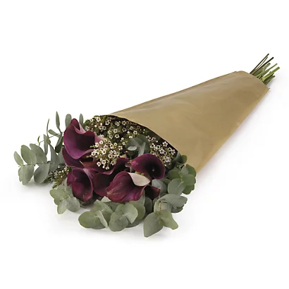 Carta kraft avana impermeabile per fiori in coni