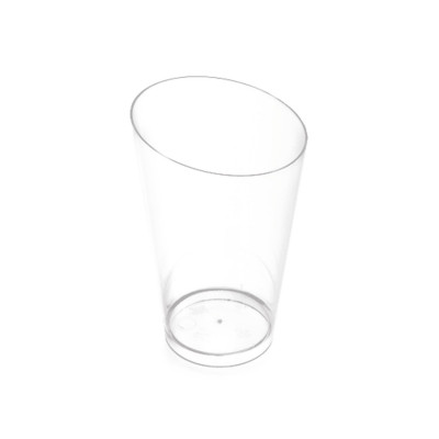 Bicchierino conico alto in plastica Trasparente