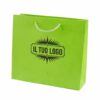 Shopper verde lime Lusso PERSONALIZZATE