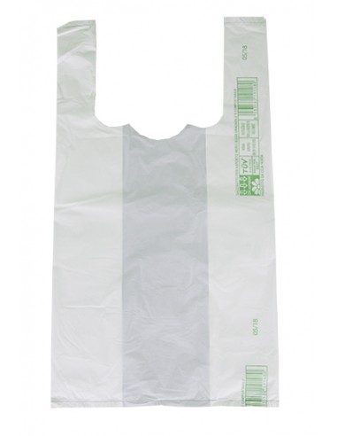 Shopper BIO bianche extra resistenti.