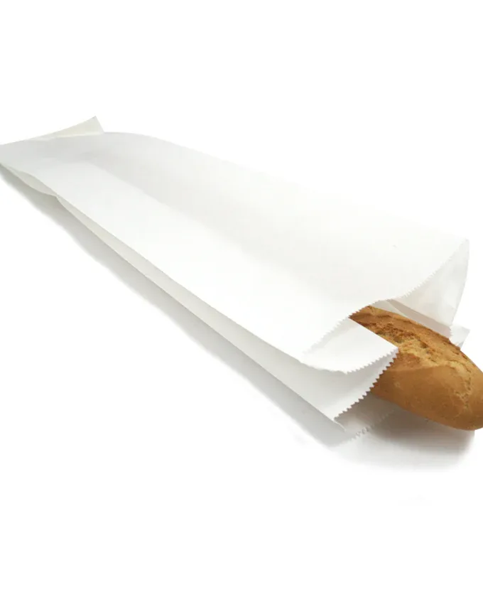 Sacchetti per baguette in carta bianca