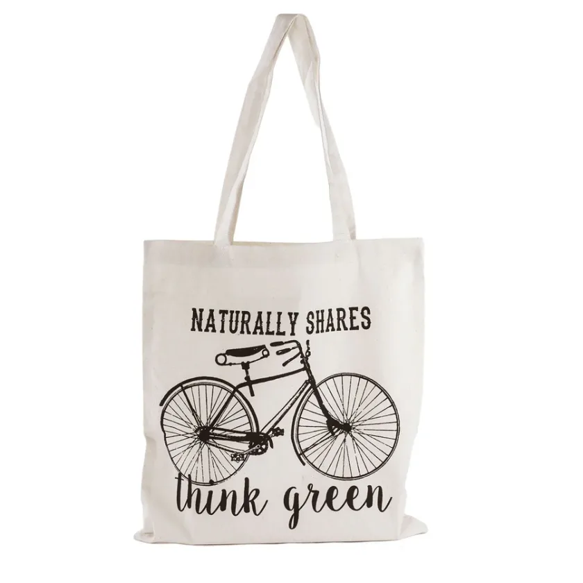 Shopping bag in cotone naturale Bike