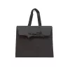 Shopper Eleganti In Carta Con Fiocchetto Nera