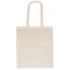 Shopping bag in cotone naturale con manico lungo