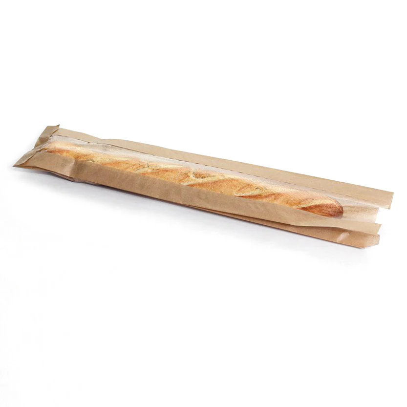 Sacchetto per baguette con finestra microforata