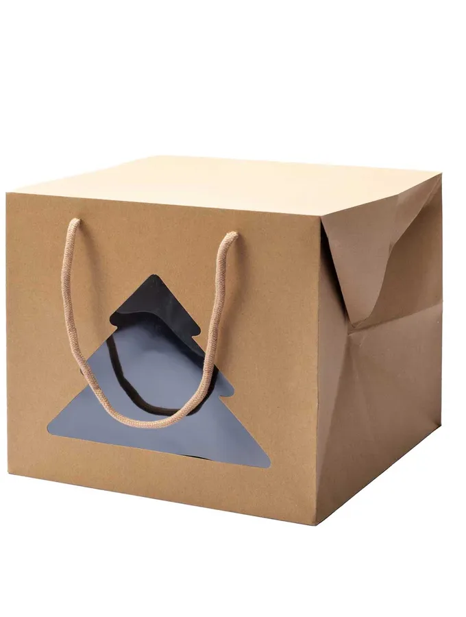 Scatole Bag Box avana con finestra