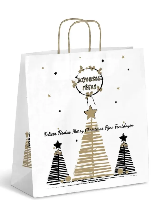 Shopper carta kraft Natalizia Lilywood