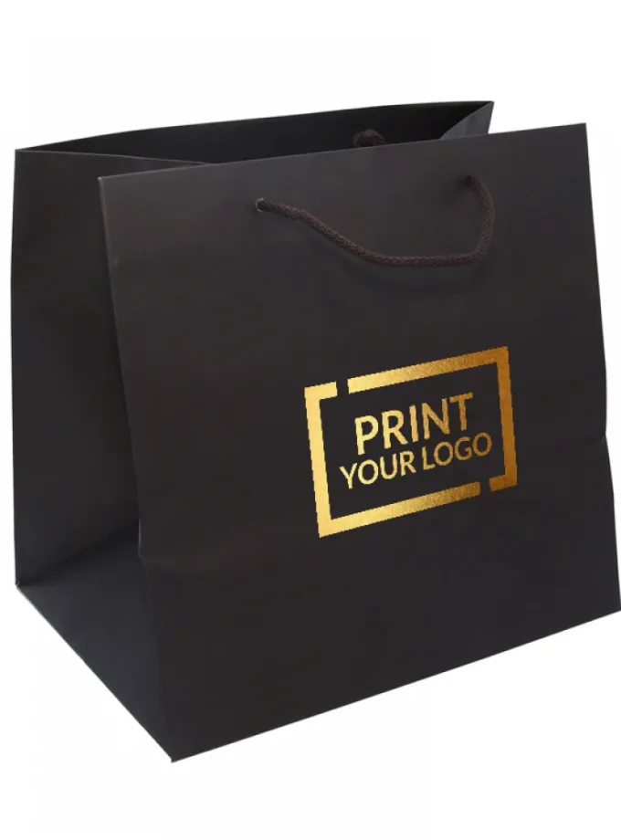 Shopper gourmet in carta lusso PERSONALIZZATE con stampa Logo 1 colore