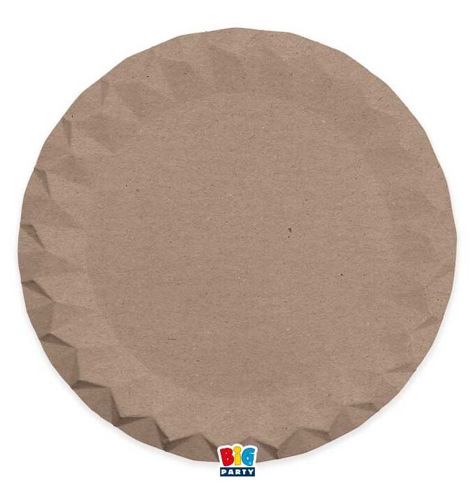 Sottopiatti in carta kraft avana naturale Ø 32 cm