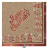 Tovaglioli Carta Kraft Christmas 33x33