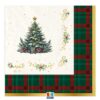 Tovaglioli Carta Tartan Christmas 33x33