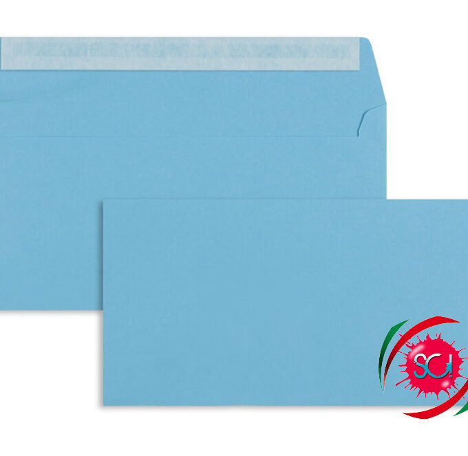 Buste da lettera in carta colorata Azzurra