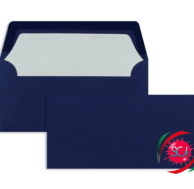 Buste da lettera in carta colorata Blu Scuro