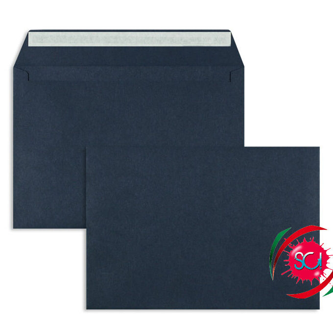 Buste da lettera in carta colorata Blu Scuro