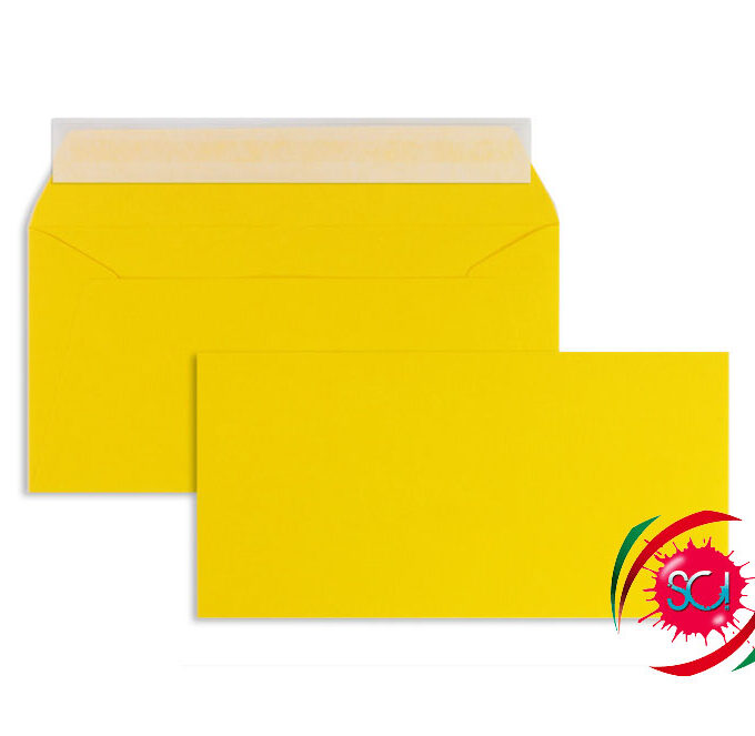 Buste da lettera in carta colorata Gialla