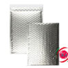 Buste in pluriball metallizzate ecologiche argento
