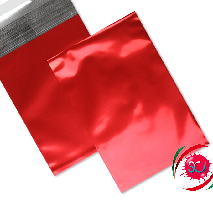 Bustine regalo Rosso Opaco Metal