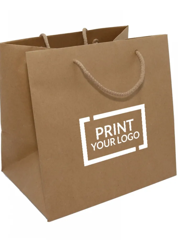 Shopper gourmet in carta lusso PERSONALIZZATE con stampa Logo 1 colore