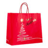 Shopper carta kraft lusso rossa Merry Christmas