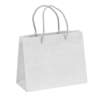 Shopper in carta glitterata Argento