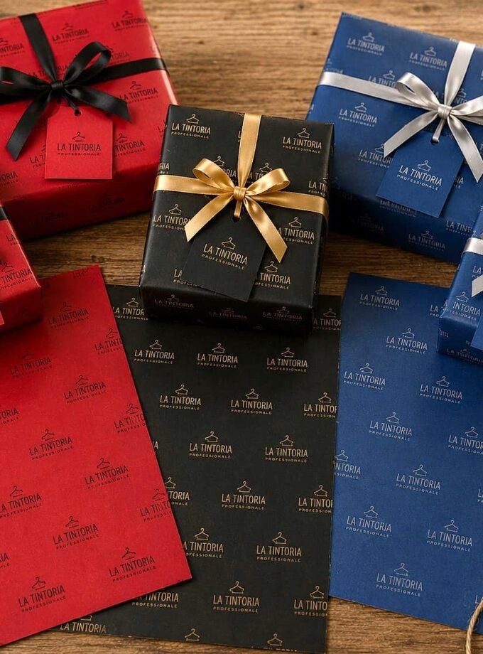 Carta Regalo Monopatinata colorata PERSONALIZZATA con stampa Logo a 1 colore