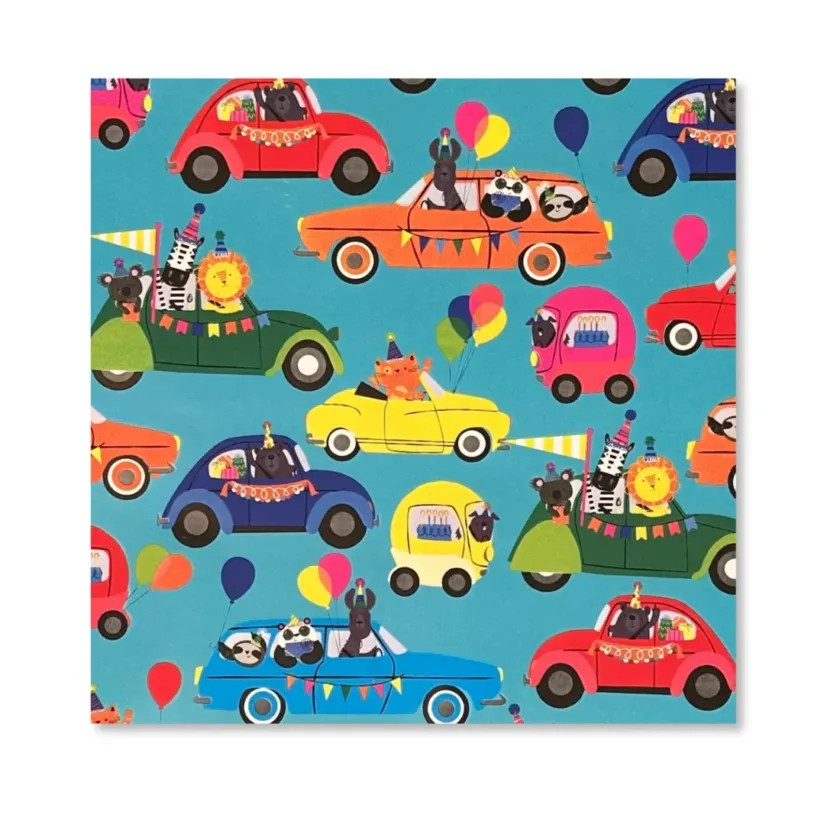 Carta regalo in fogli fantasia Cars