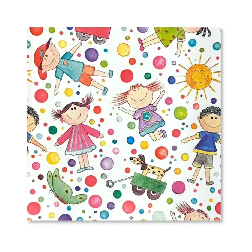 Carta regalo in fogli fantasia Kids