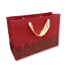 Shopper carta lusso rossa Christmas Town