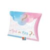 Scatolina astuccio portaconfetti Gender Reveal