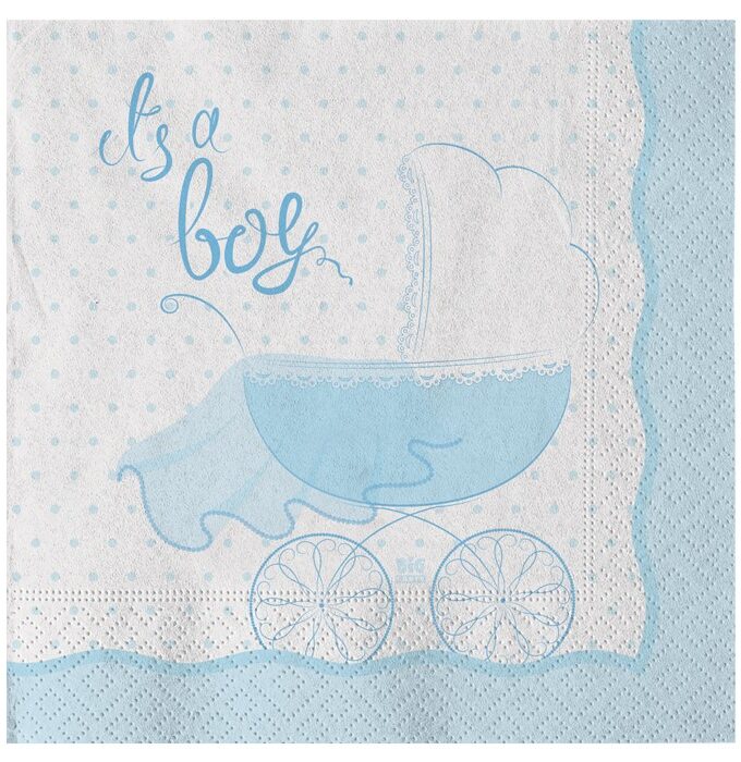 Tovaglioli carta It's a Boy 33x33