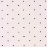 Carta Velina bianca con fantasia Cuori Neri