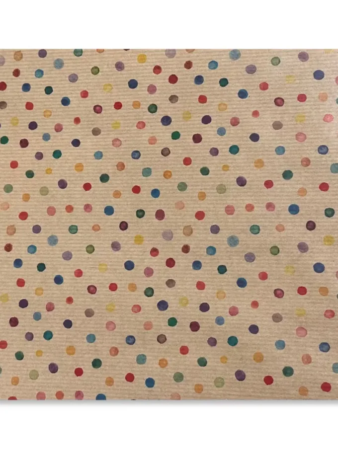 Carta regalo avana in fogli fantasia Pois
