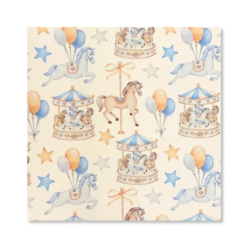 Carta regalo in fogli Carosello Celeste