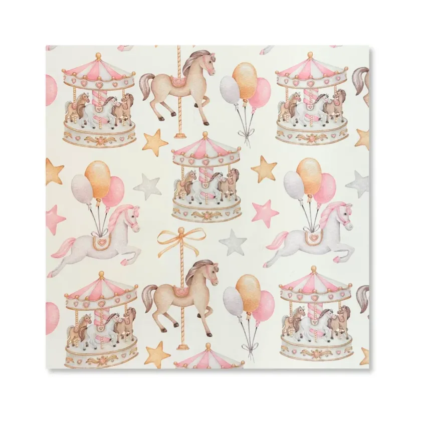 Carta regalo in fogli Carosello Rosa