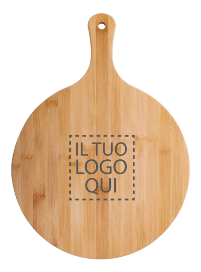 Tagliere per pizza in bambu personalizzato