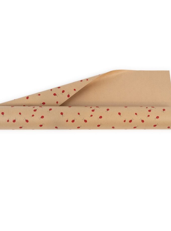 Bobina carta avana con stampa Coccinelle