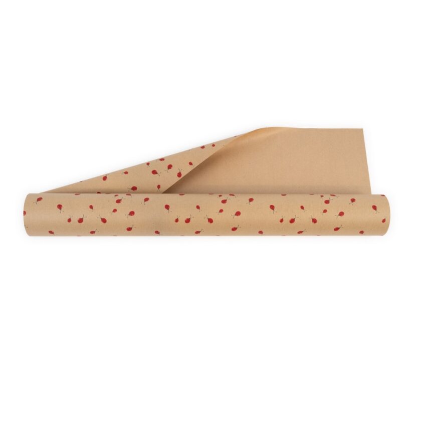 Bobina carta avana con stampa Coccinelle