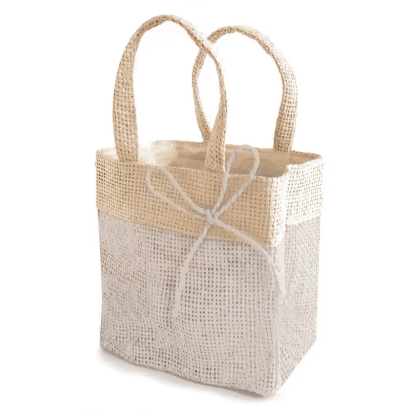 Shopper in Juta Colorata Beige modello Fiji