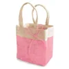 Shopper in Juta Colorata Rosa modello Fiji